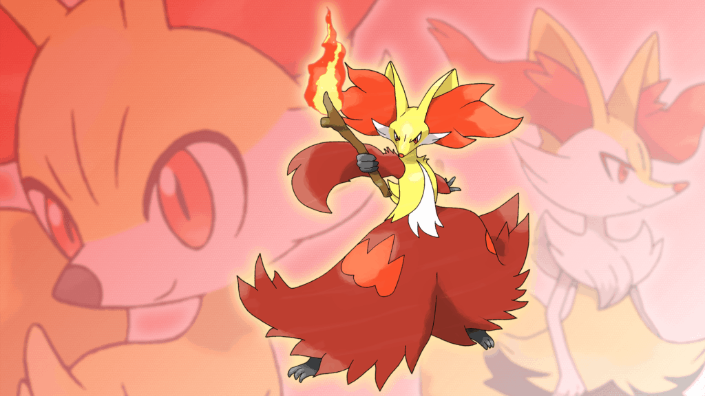 Delphox Red