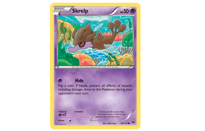 Skrelp’s Pokemon Trading Card