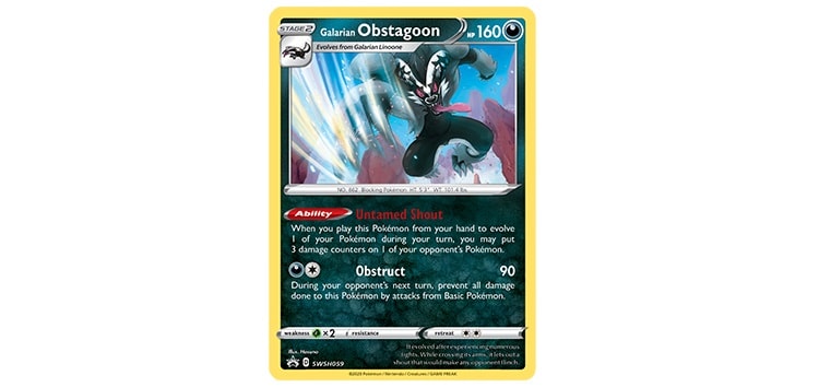 Trading Card Obstagoon