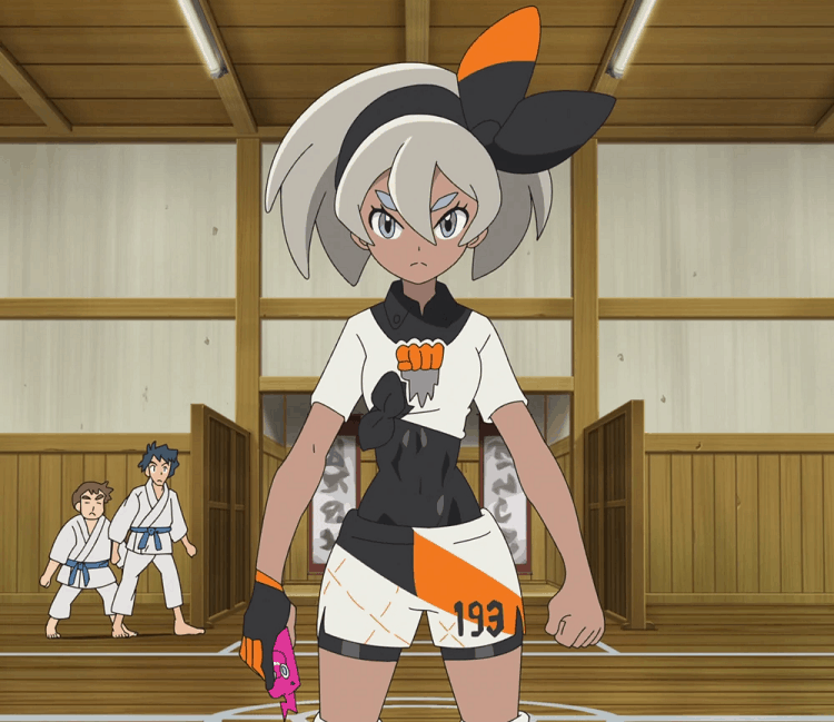 Bea in Pokemon Sword