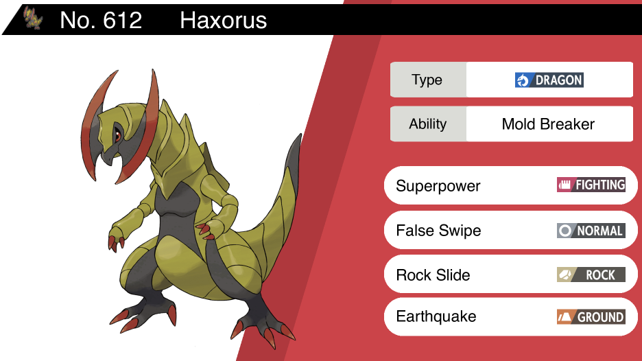 Haxorus Abilities