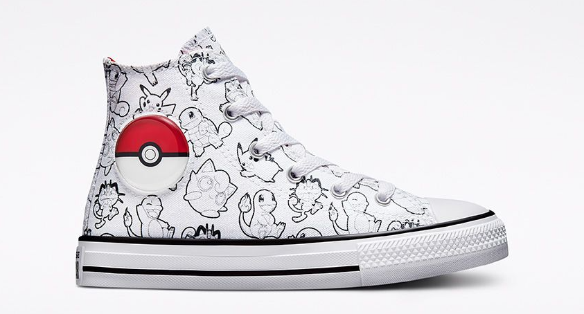 Converse x Pokémon Poké Ball Chuck Taylor All-Star shoes