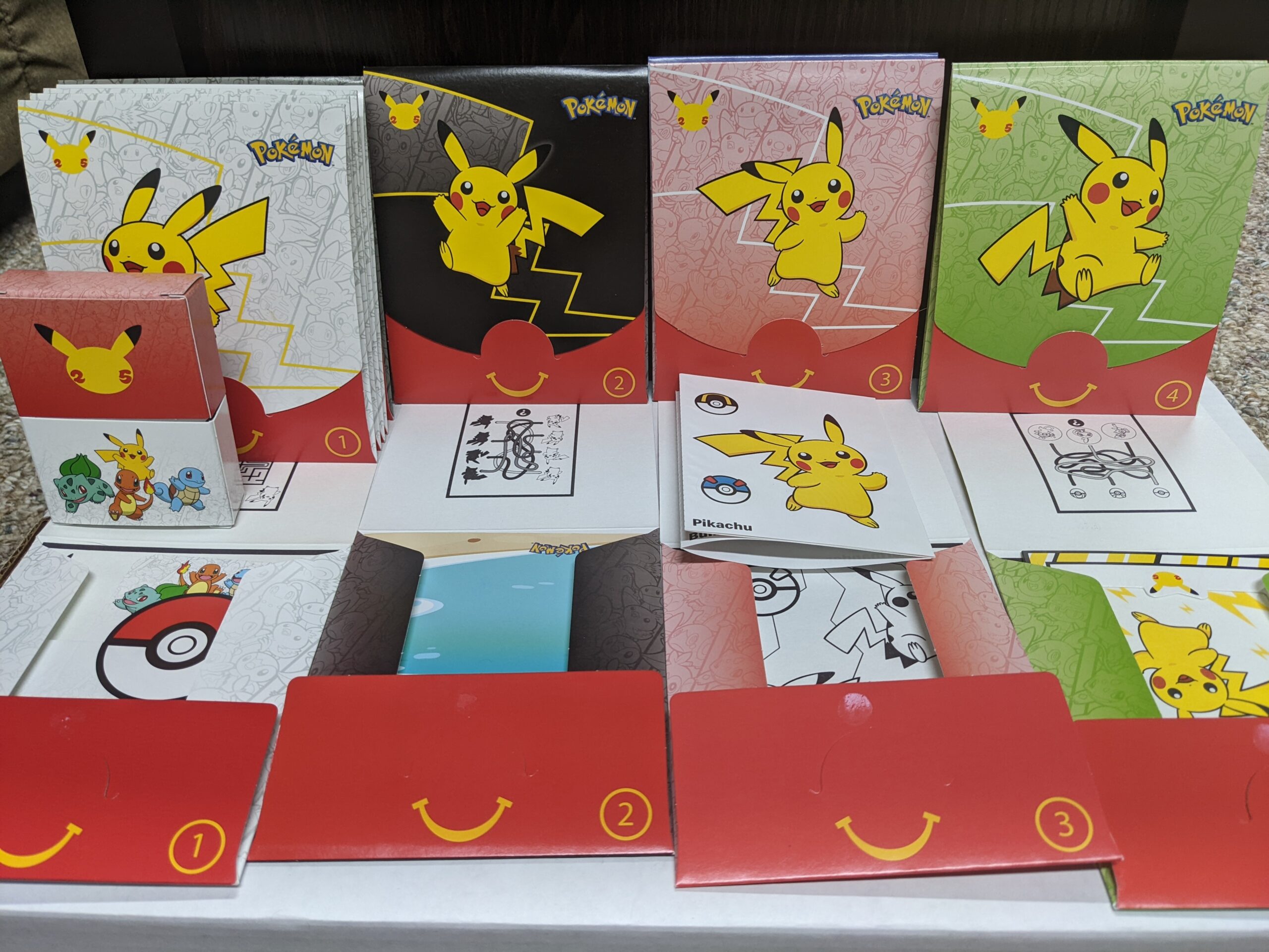 Open Happy Meal Card Packs 