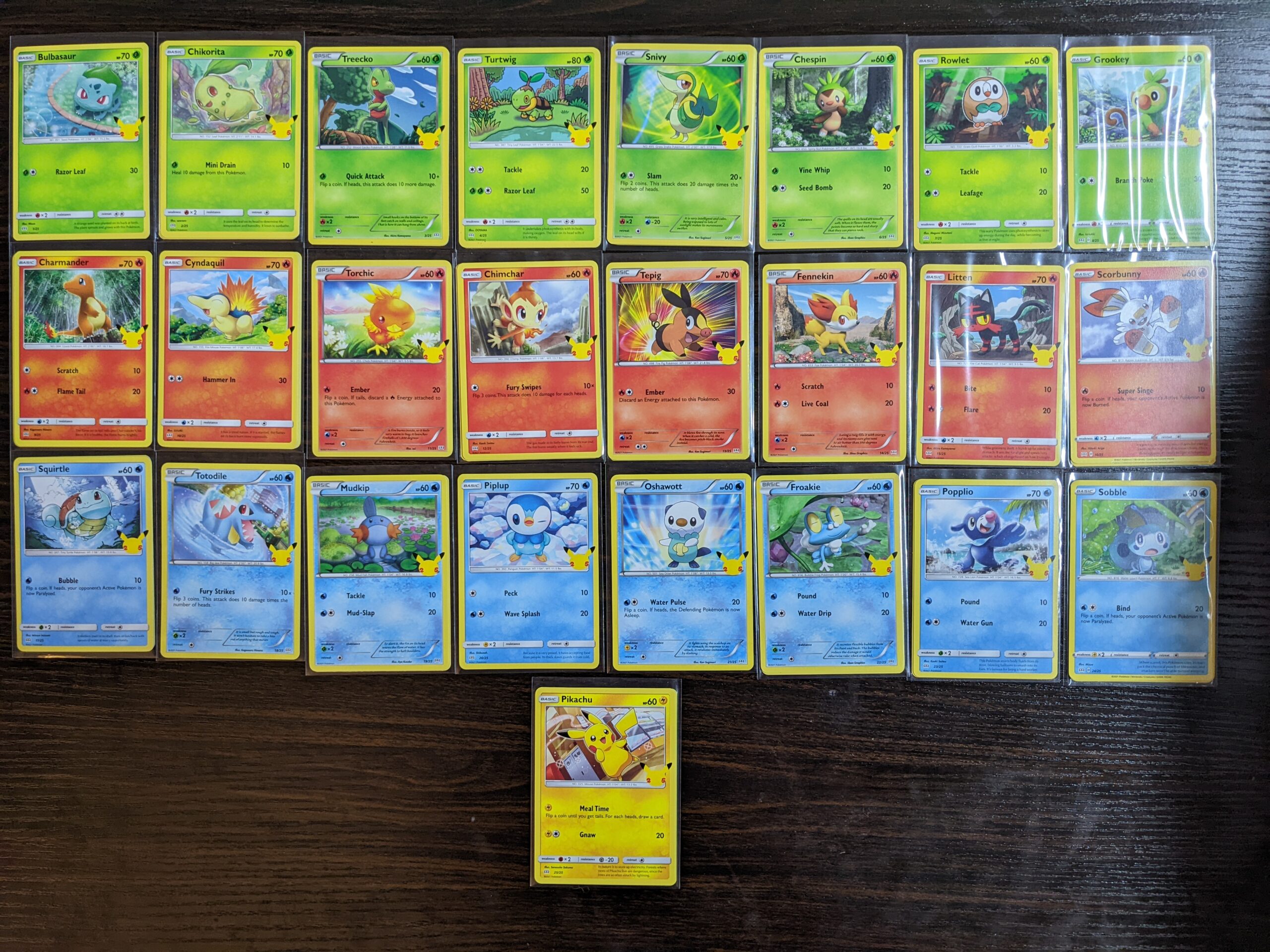McDonald's 2021 miniset non-foil cards