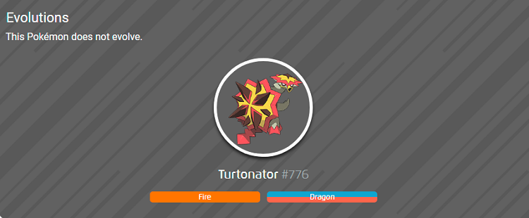Turtonator Evolution