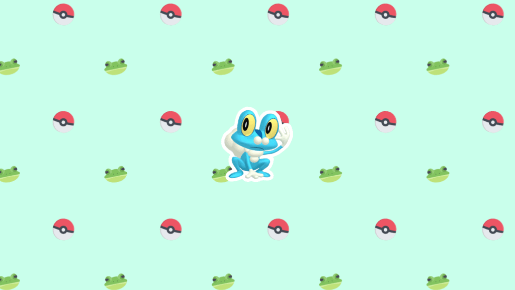 froakie on background