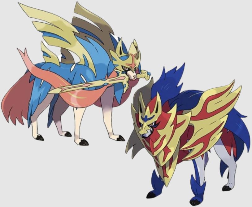 Pokémon Zacian And Zamazenta