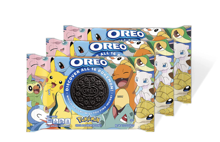 pokemons that appear on oreo