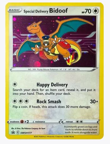 Special Delivery Bidoof SWSH177