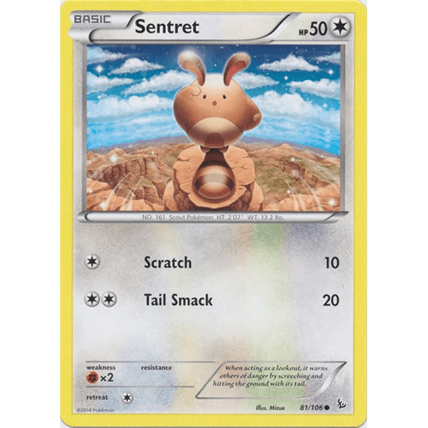 Sentret Pokemon Card