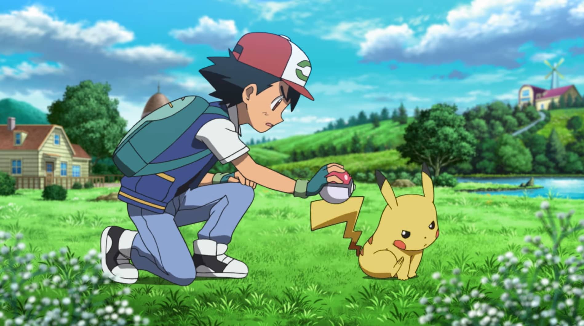 Ash and Pikachu
