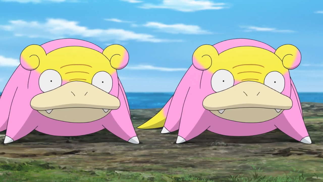 Galarian Slowpoke in Anime