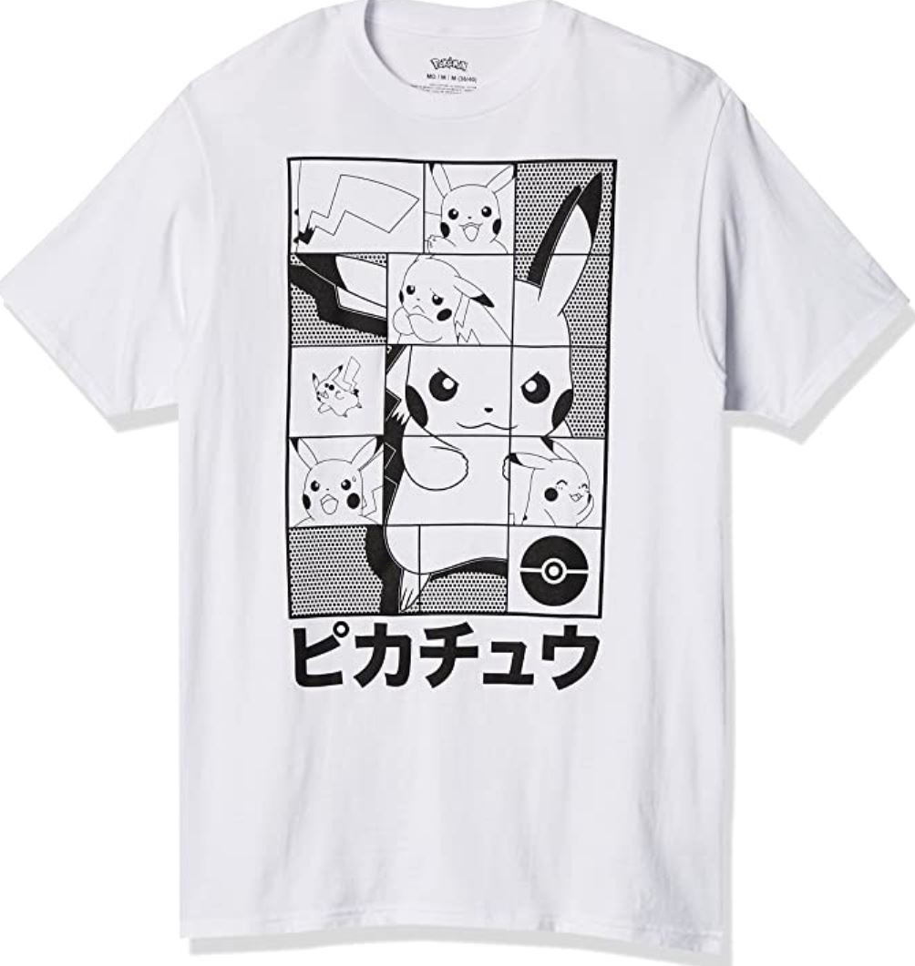 Japanese Puzzle Power with Pikachu T-shirt
