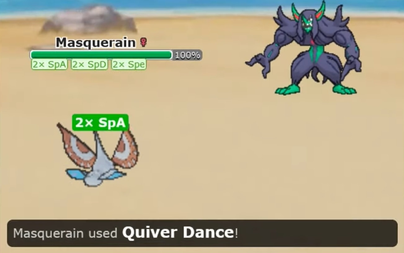 Masquerain in Battle