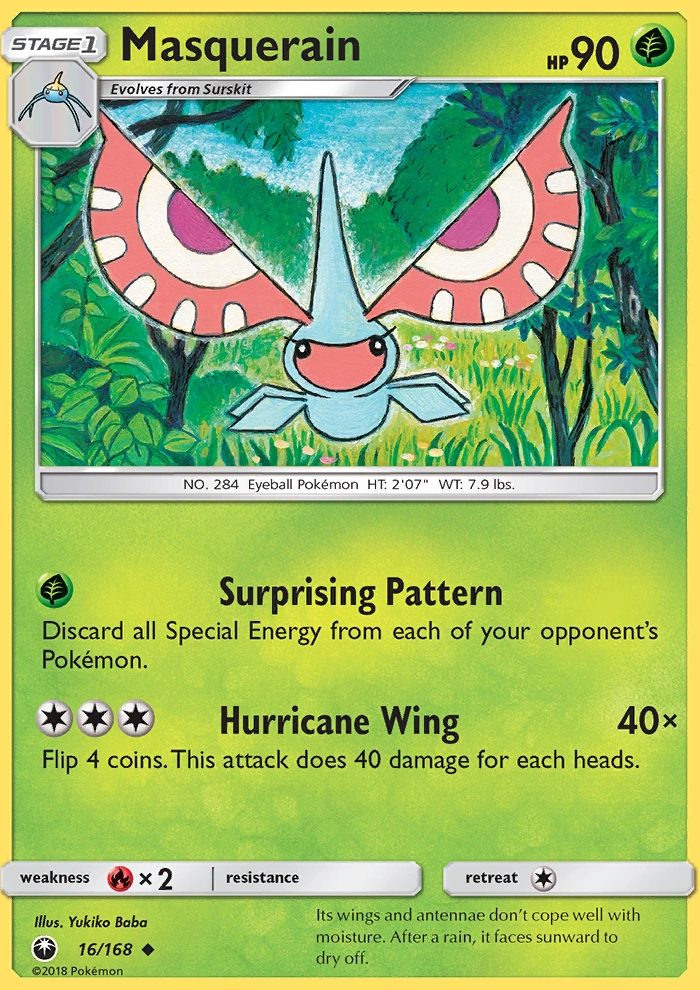 Masquerain in Celestial Storm