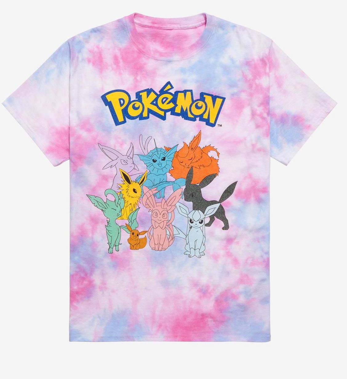 Pink Tie Dye Eevee T Shirt