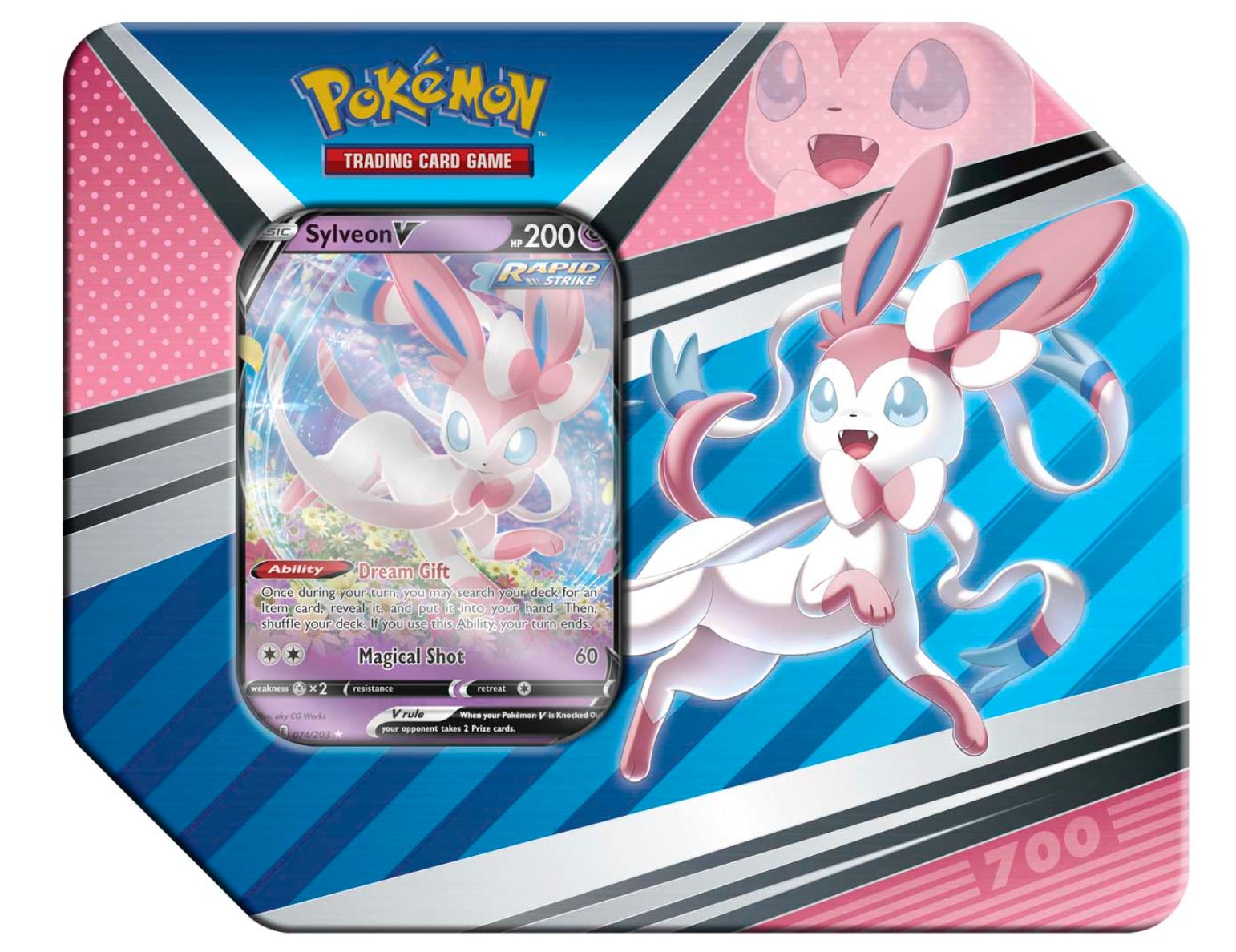 V Hereos Tin - Sylveon V (or other V Heroes tins)