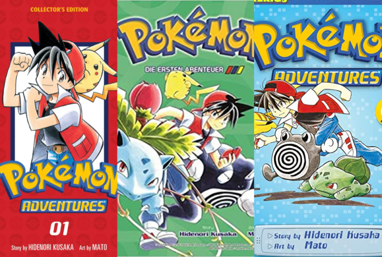 pokemon red & blue manga