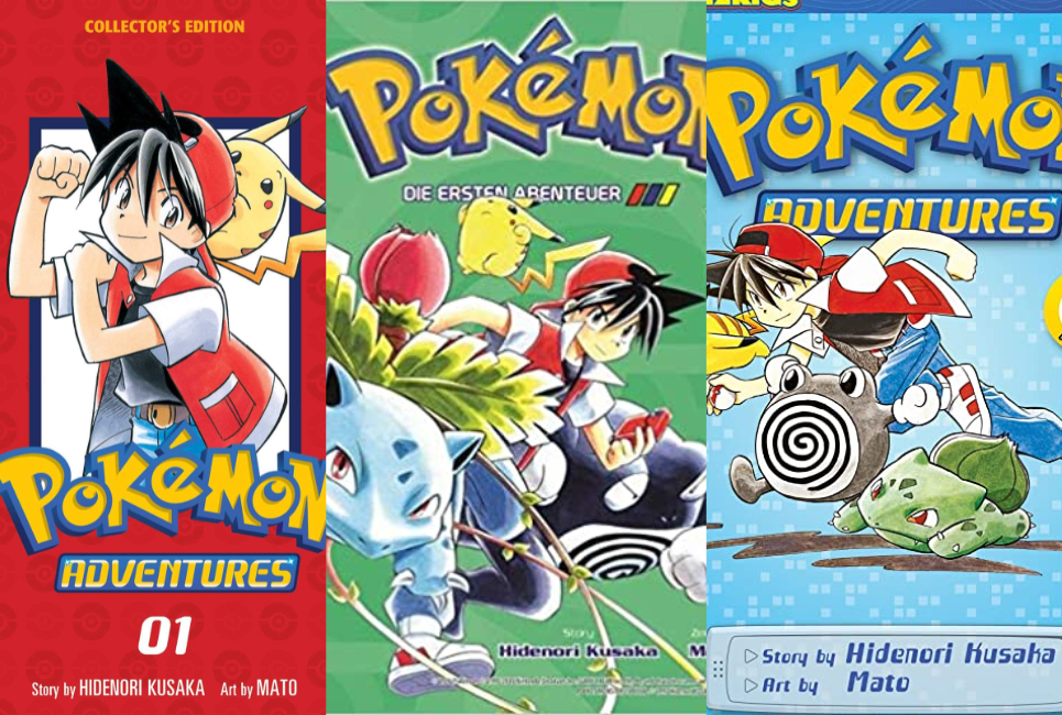 pokemon red & blue manga