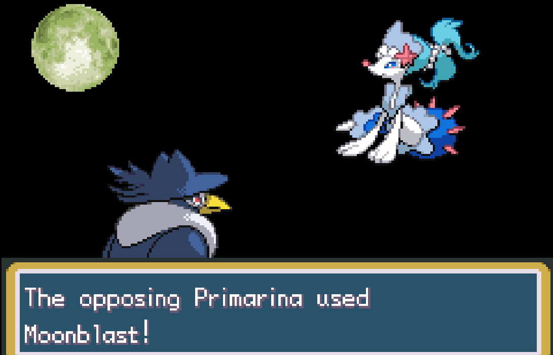 Pokemon Dreams Premarina Moon Blast