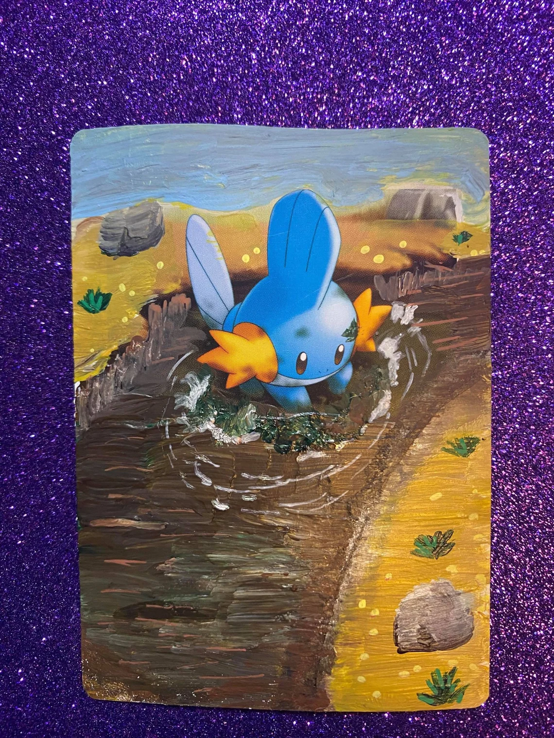 Custom Painted Pokemon Card