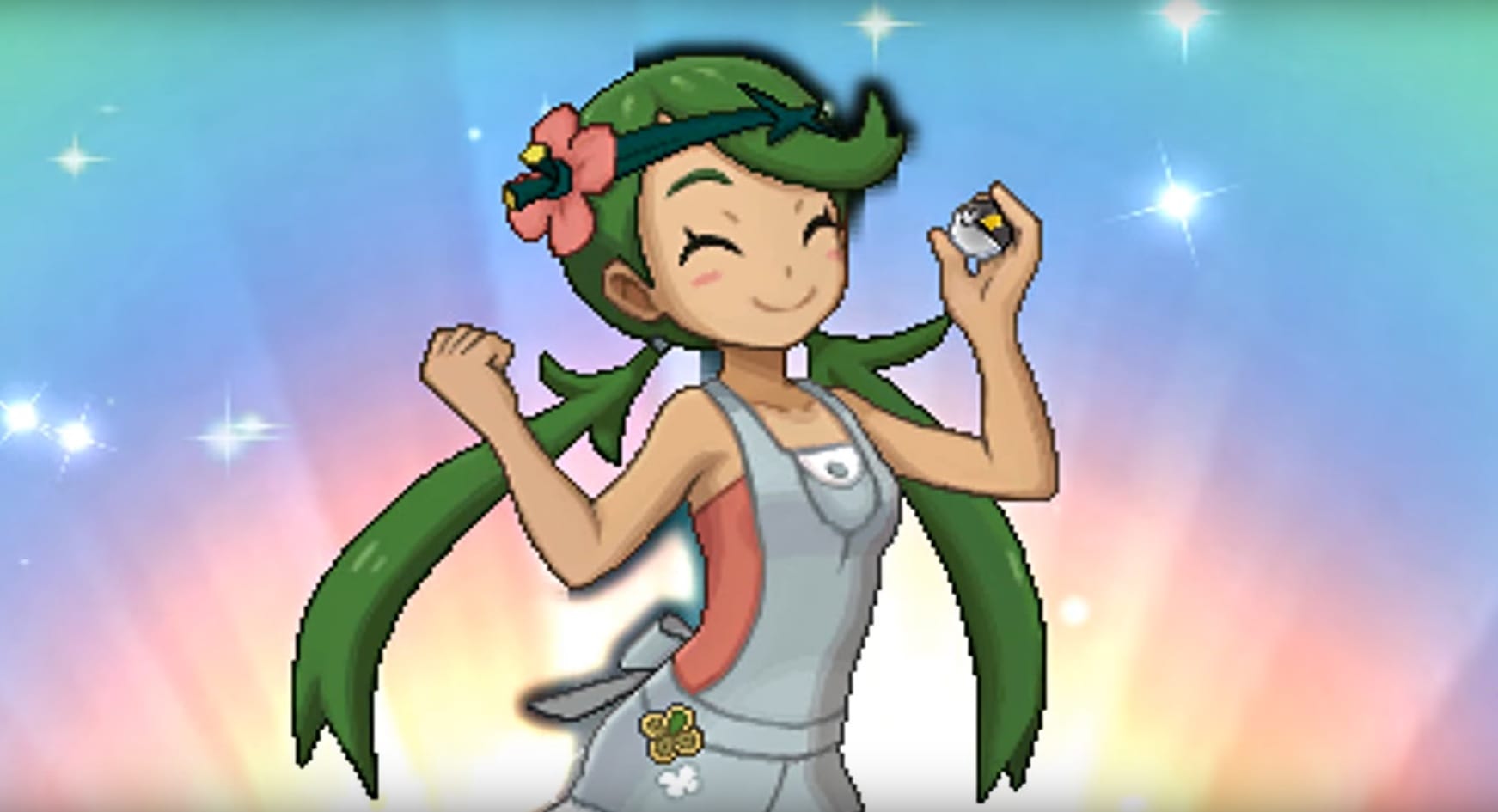 Mallow in Pokemon Sun & Moon