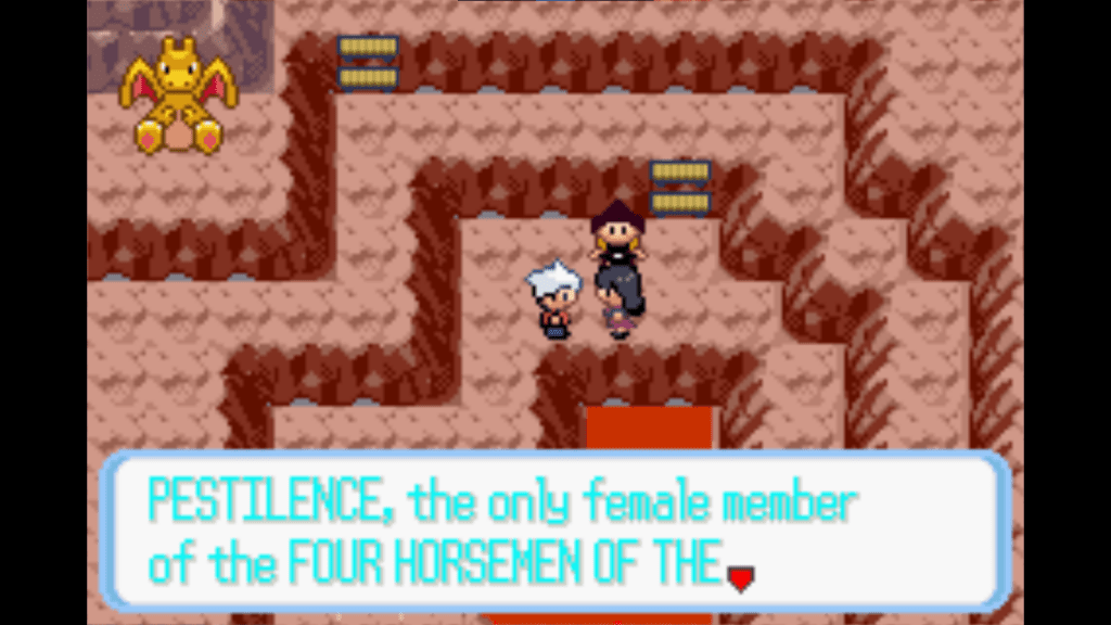 meeting alicia and pestilence in verdanturf ruins