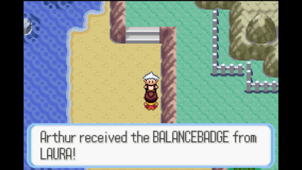 getting the balance badge in route 115 in snakewood