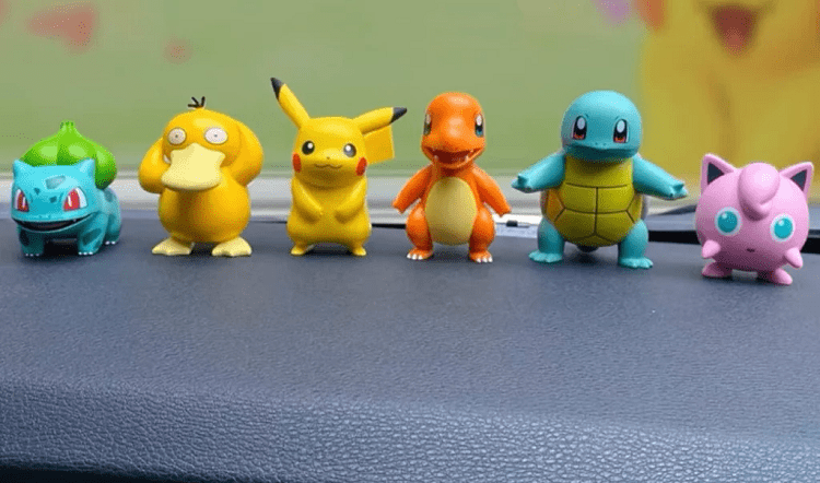 pokémon car figures
