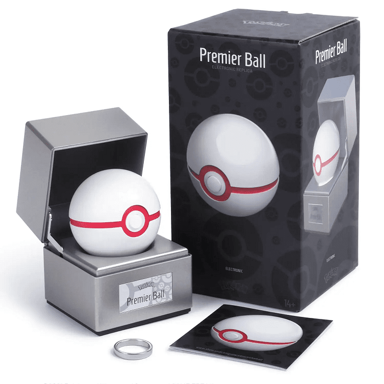 pokémon die-cast premier ball replica