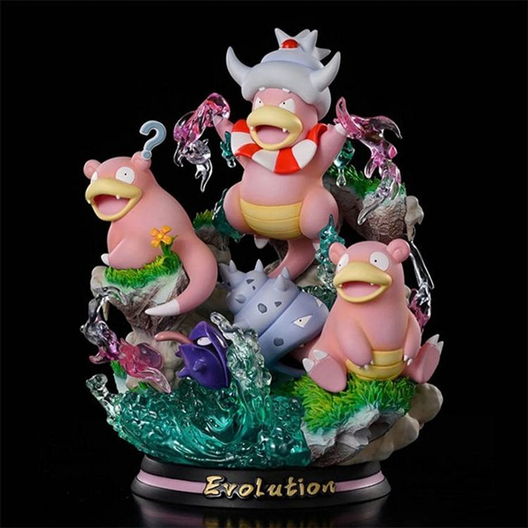 pokémon evolution statues