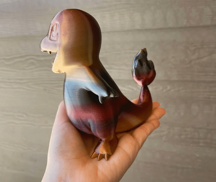 rainbow charmander figure