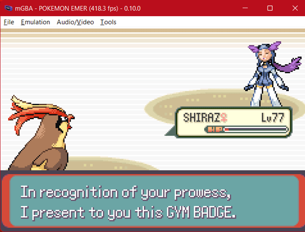 gym battle #6 - winona