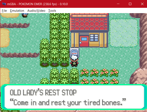 old lady's rest stop