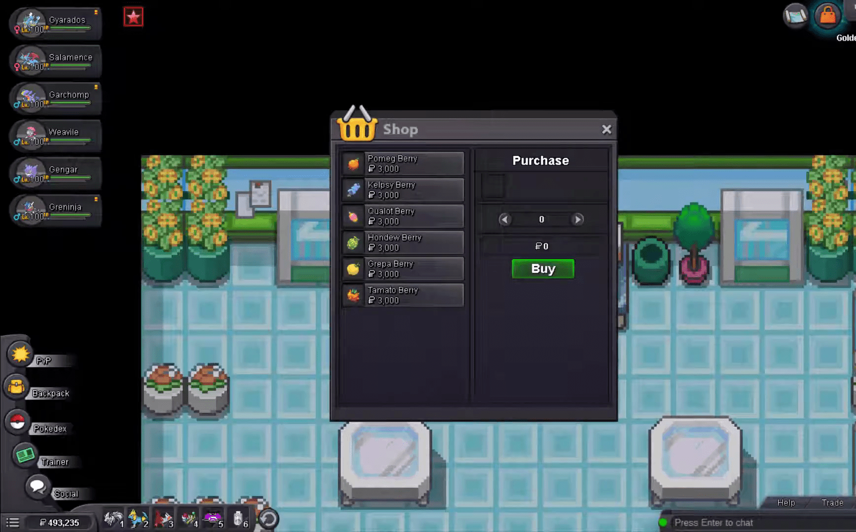 pokemon revolution berries