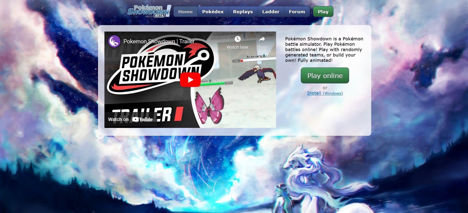 Pokemon Showdown