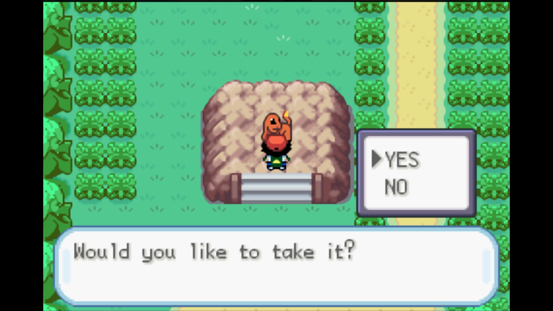 Catching Charmander in Ash Gray