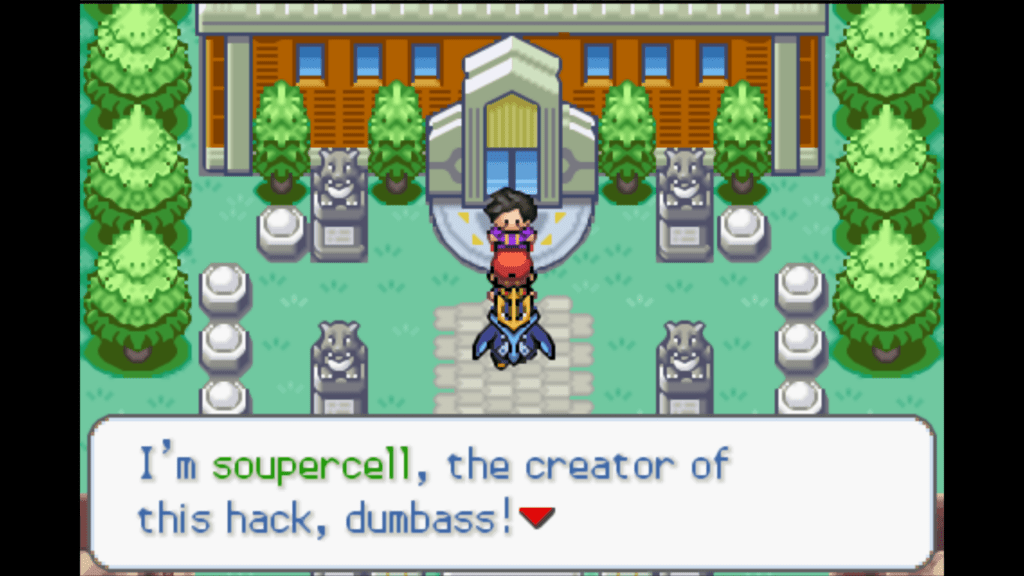 soupercell “dumbass creator” in radical red