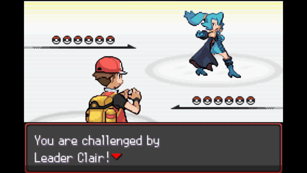 viridian gym leader clair in radical red