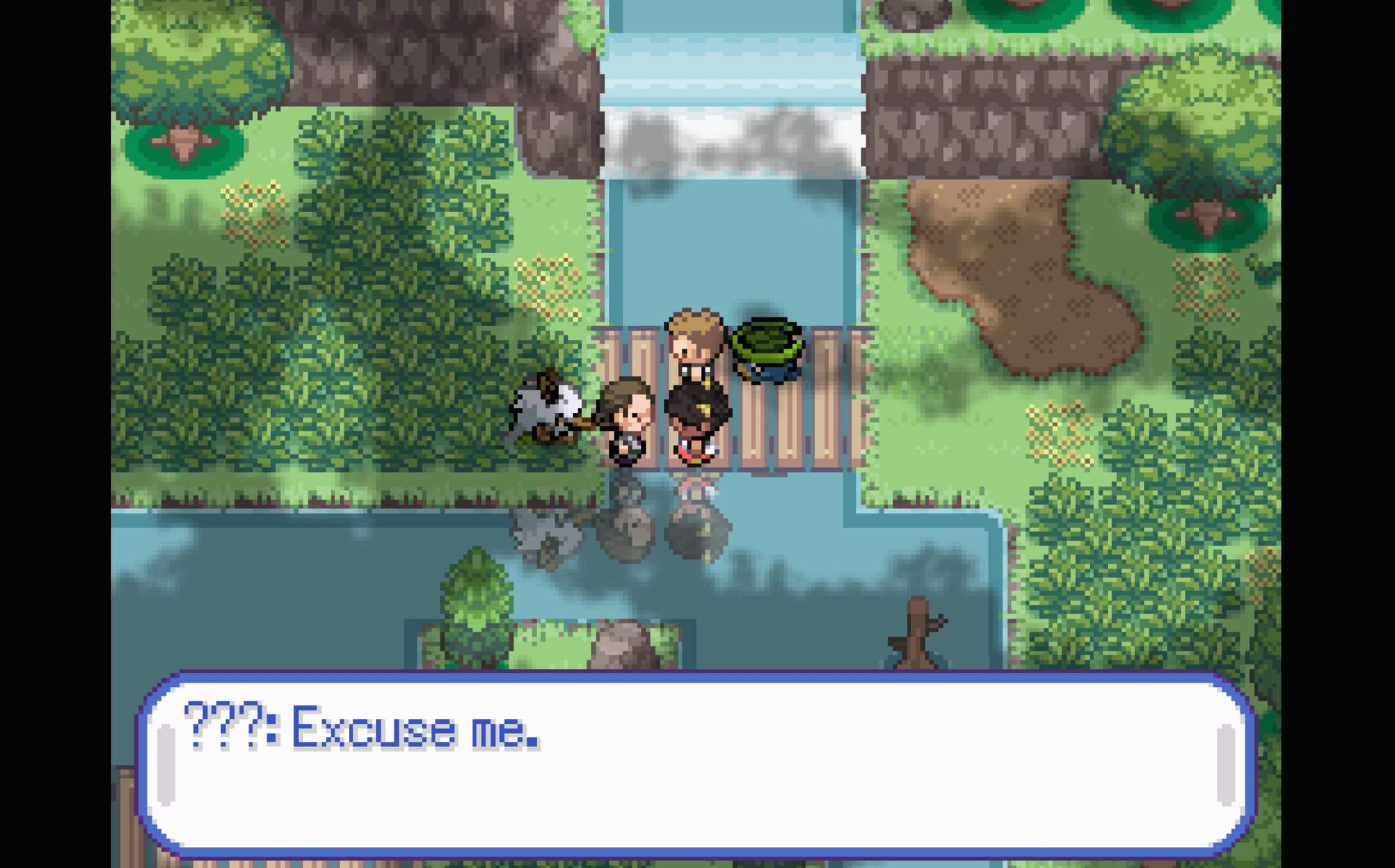 Pokemon Halcyon Man in Black in Lotad Pond image by Alex Maksymiw