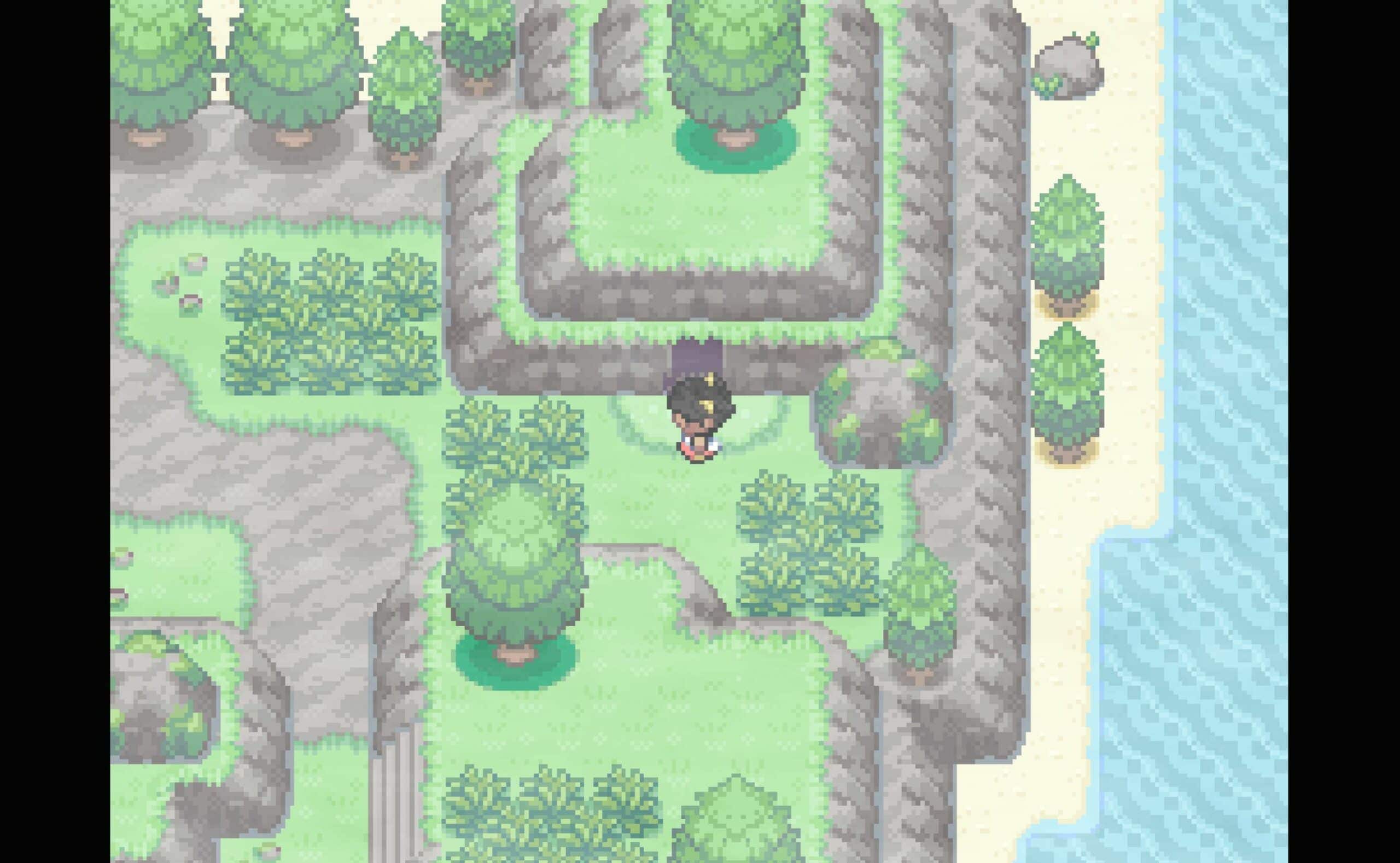 Pokemon Halycon Mesprits Cave on Weeping Island