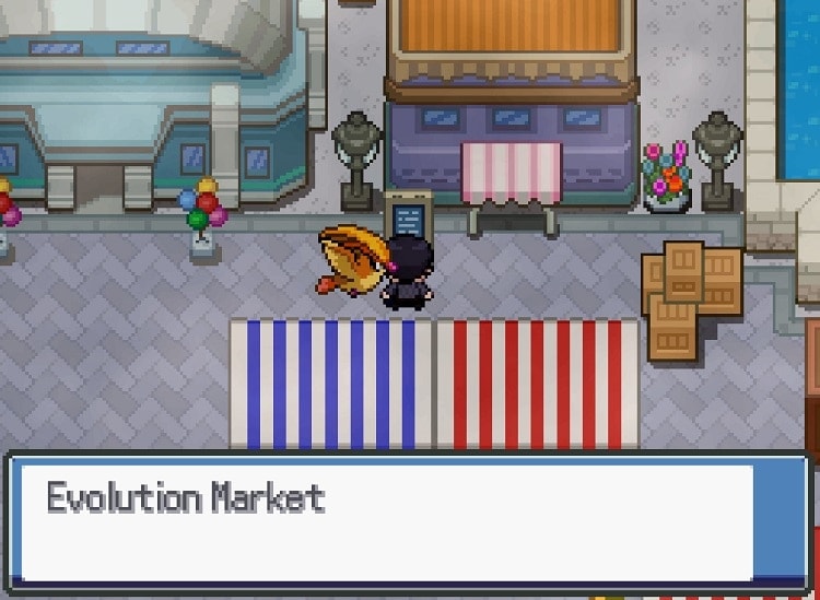 pokemon tectonic battle plaza evolution store