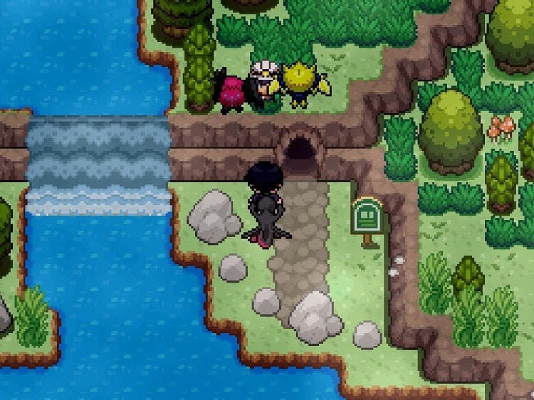 pokemon tectonic cave of hatching entrance