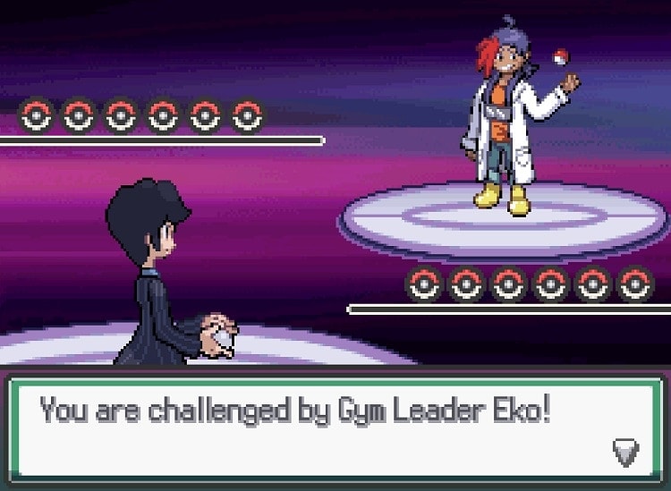 pokemon tectonic eko gym leader battle