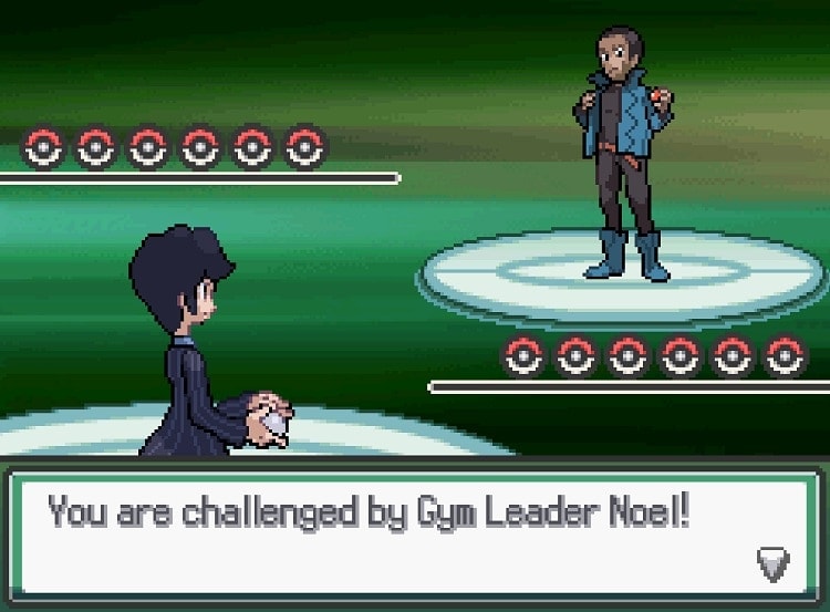 pokemon tectonic gym leader noel battle