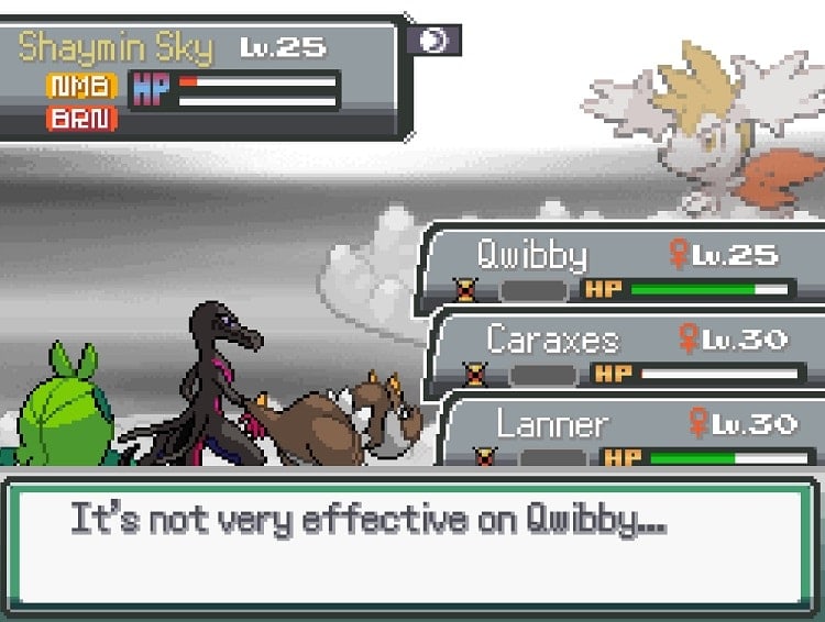 pokemon tectonic legendary shaymin avatar battle