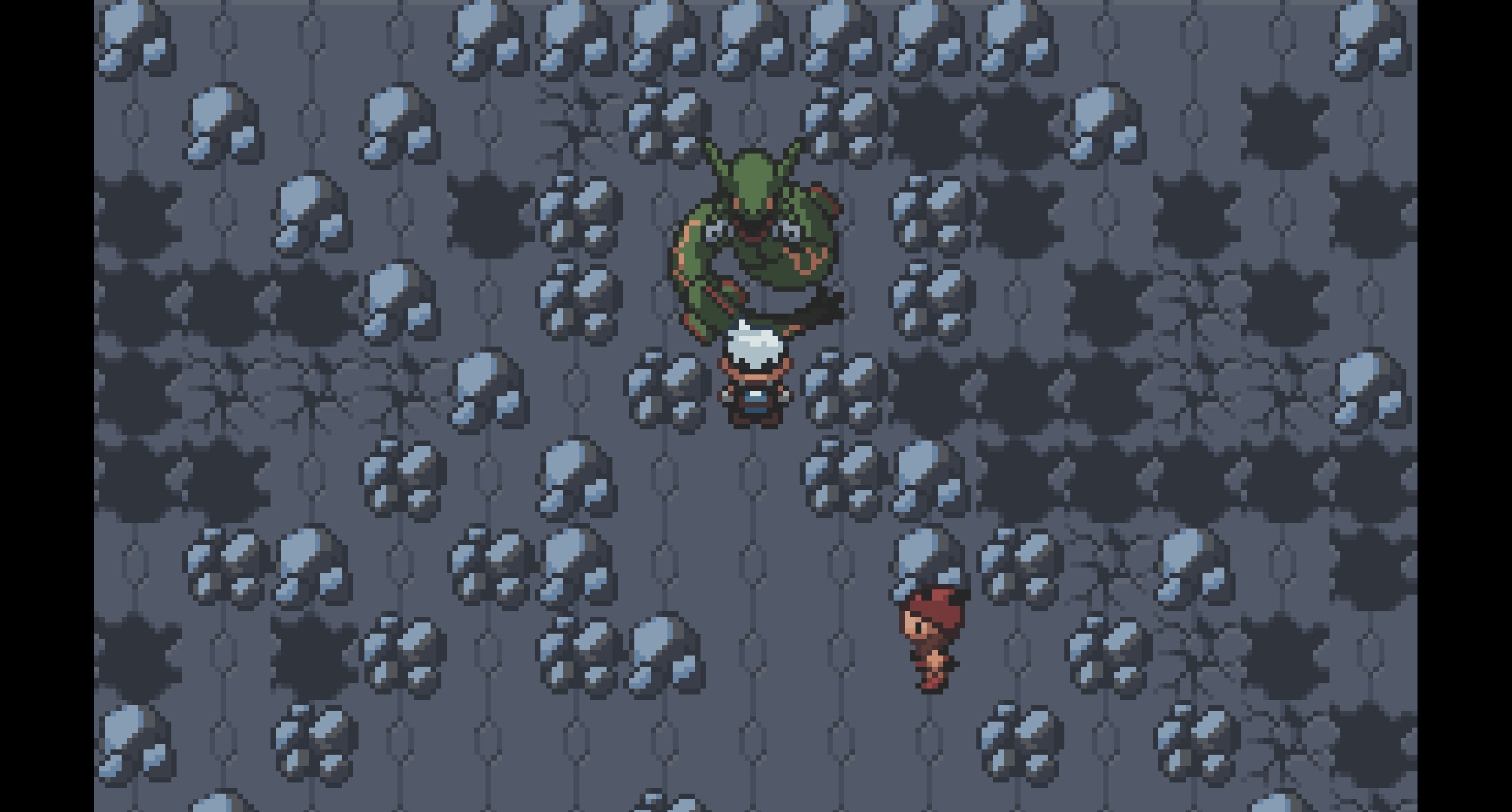 rayquaza in a wild den